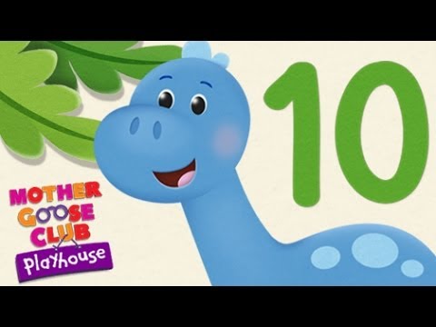 Ten Little Dinosaurs | Mother Goose Club Playhouse Kids Song