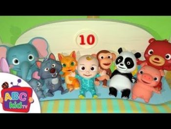 Dez Na Cama | Canções Infantis E Rimas Infantis – Abckidtv