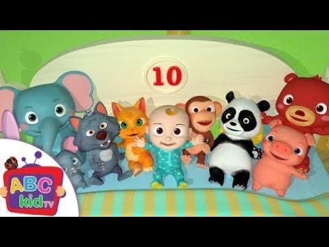 Dez Na Cama | Canções Infantis E Rimas Infantis – Abckidtv