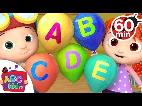 ABC Song with Balloons | + More Nursery Rhymes & Kids Songs – ABCkidTV