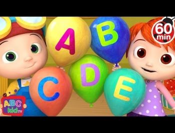 ABC Song with Balloons | + More Nursery Rhymes & Kids Songs – ABCkidTV