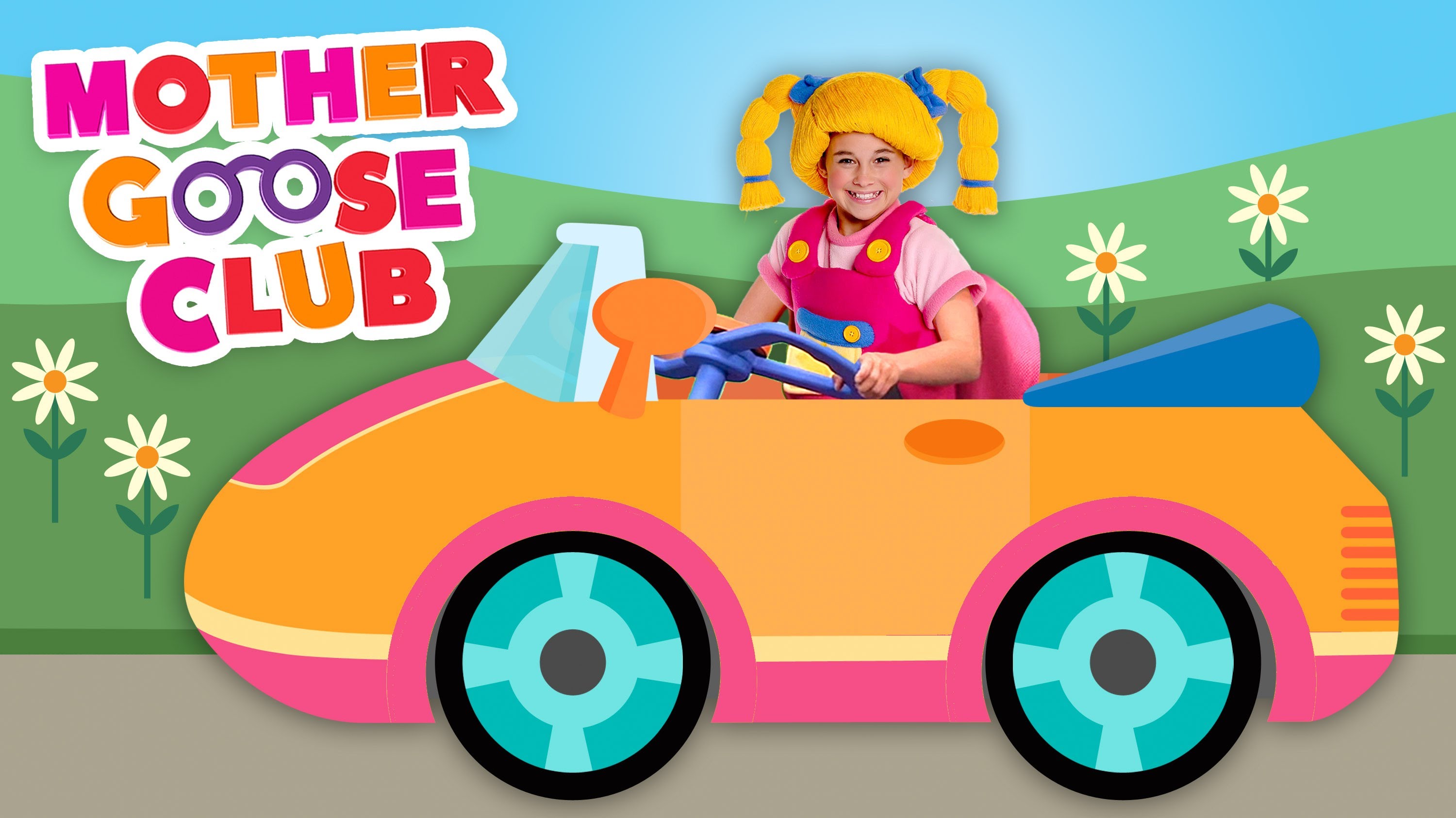 Driving In My Car | Mother Goose Club Rhymes for Children