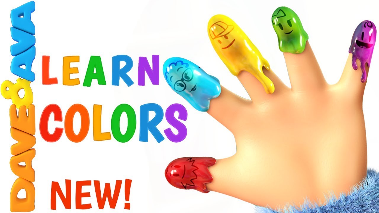 ? Finger Family Colors – Nursery Rhymes for Kids – Learn Colors with Dave and Ava?