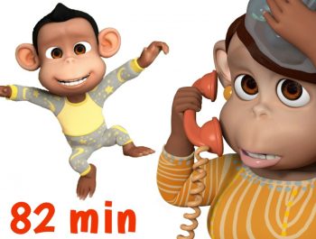 Five Little Monkeys Jumping on the Bed | Nursery Rhymes Collection from Dave and Ava