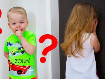 Gaby and Alex Pretend Play Hide and Seek around the House