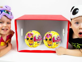 What`s in the Box Challenge with Funny Kids Gaby and Alex