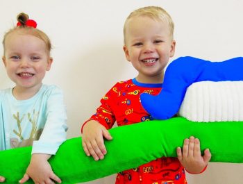 Morning and Bedtime Routines. Gaby and Alex pretend play video compilation