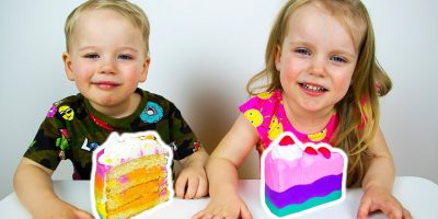 Squishy Food vs Real Food challenge with Gaby and Alex