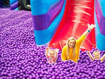 Indoor Playground for kids Fun with Gaby and Alex