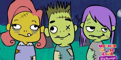 Zombie Finger Family Trick or Treat Halloween Song for Kids | Mother Goose Club | Songs for Children