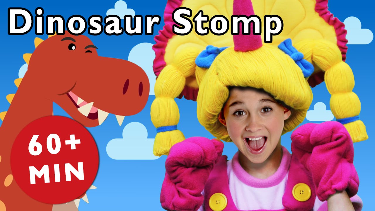Dinosaur Stomp and More | Nursery Rhymes from Mother Goose Club!