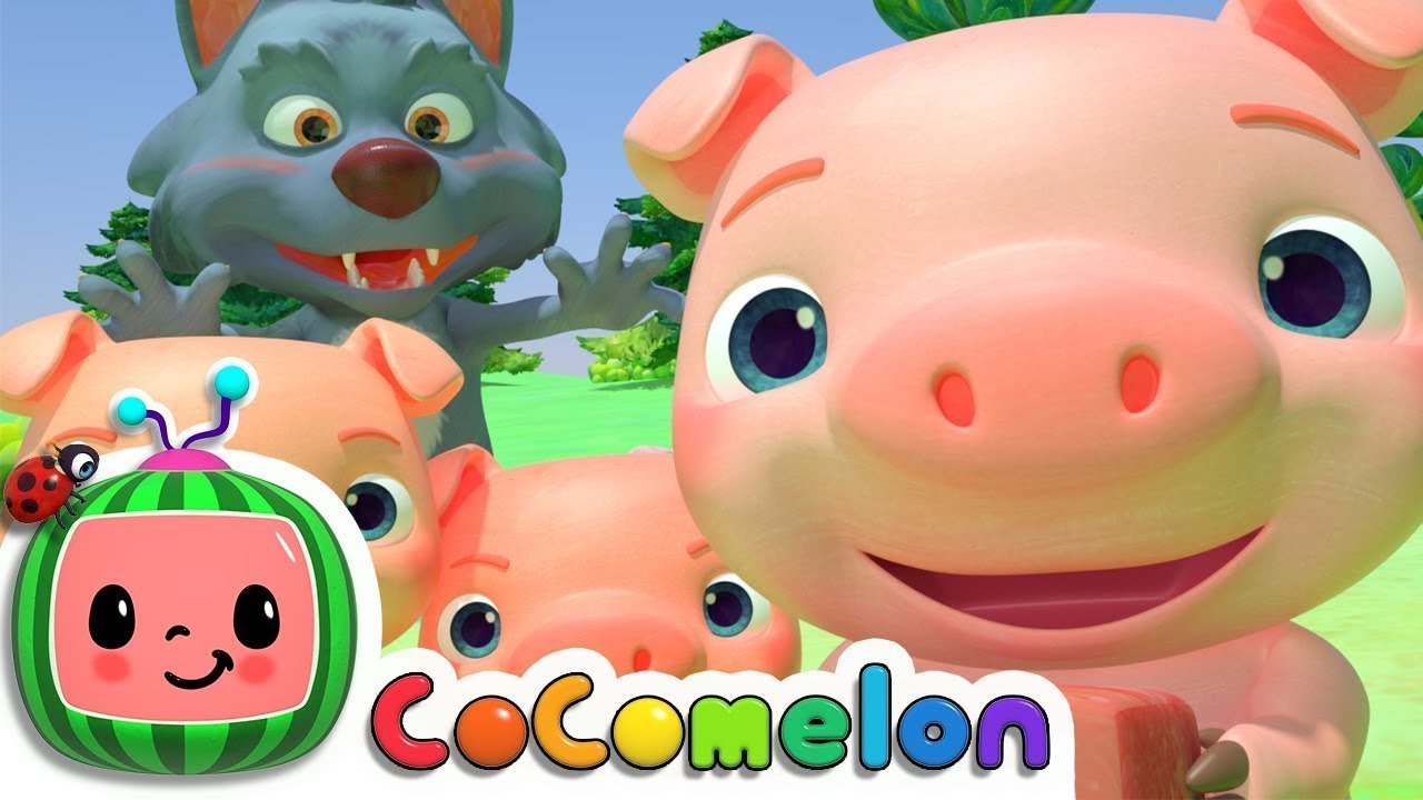 Three Little Pigs | Cocomelon (ABCkidTV) Nursery Rhymes & Kids Songs