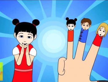 Finger Family (Chinese Family) Nursery Rhymes | Cartoon Animation Songs For Children