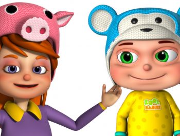 Funny Little Babies Wearing Funny Cap | Five Little Babies | Zool Babies Fun Songs