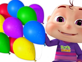 Five Little Babies Blowing A Balloon | And Many More Baby Songs | 3D Rhymes For Children