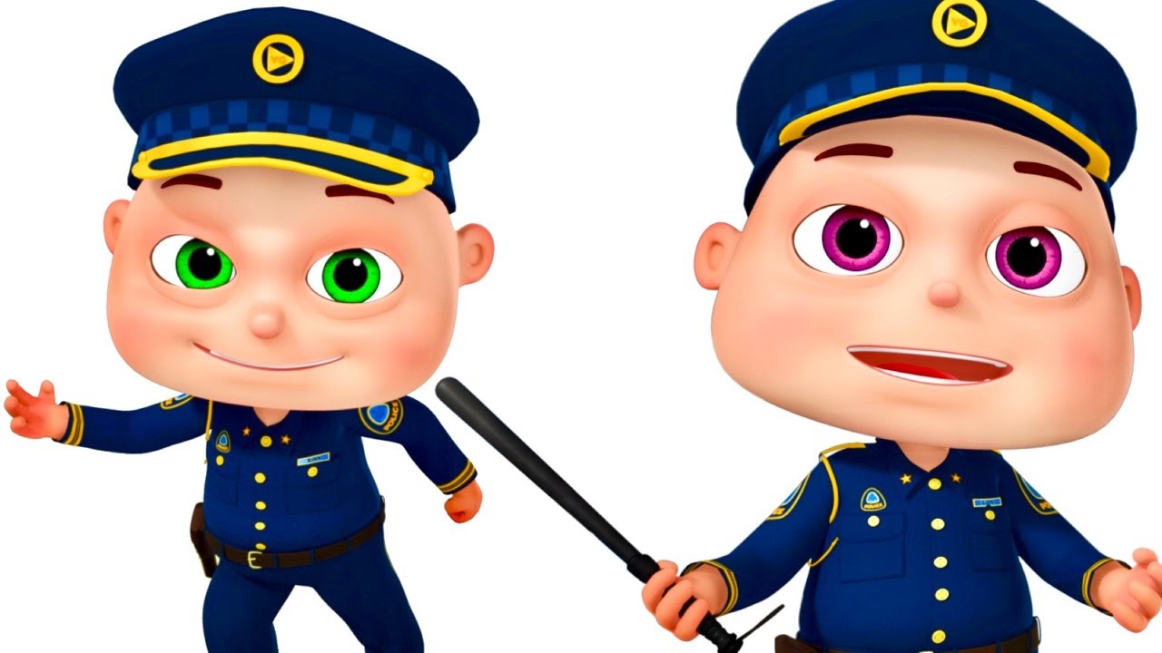 Five Little Babies Dressed As Police | Zool Babies Fun Songs | Nursery Rhymes Collection