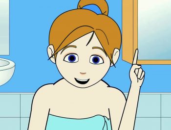 After The Bath I Try Try Try Nursery Rhyme | Kids Animation Rhymes Songs