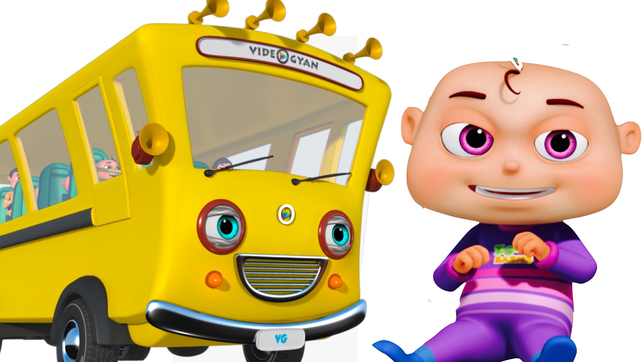 Wheels On The Bus With Five Little Babies | Nursery Rhymes Compilation | Zool Babies Fun Songs