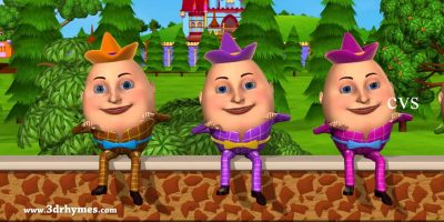 Humpty Dumpty Nursery Rhyme – 3D Animation English Rhymes for children