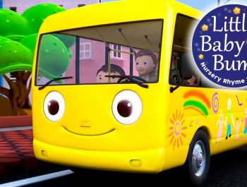 Wheels On The Bus | Part 1 | Nursery Rhymes | from LittleBabyBum!