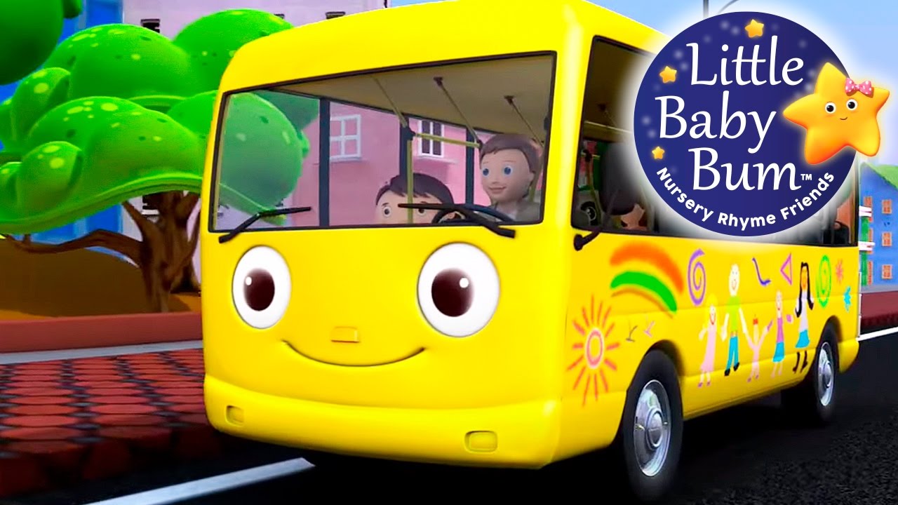 Wheels On The Bus | Part 1 | Nursery Rhymes | from LittleBabyBum!