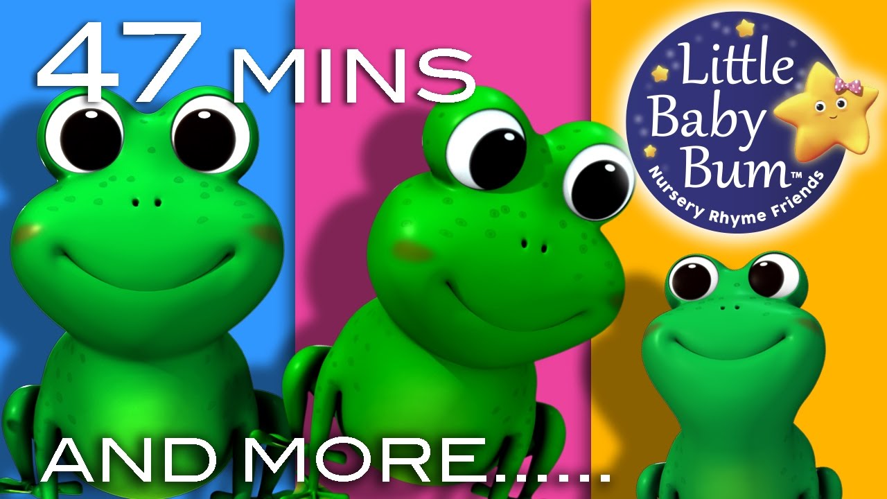 Five Little Speckled Frogs | Plus Lots More Nursery Rhymes | 47 Mins Compilation from LittleBabyBum