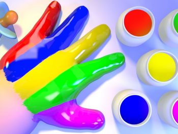 Learn Colors with Body Paint & Finger Family Song | Panda Bo Nursery Rhymes