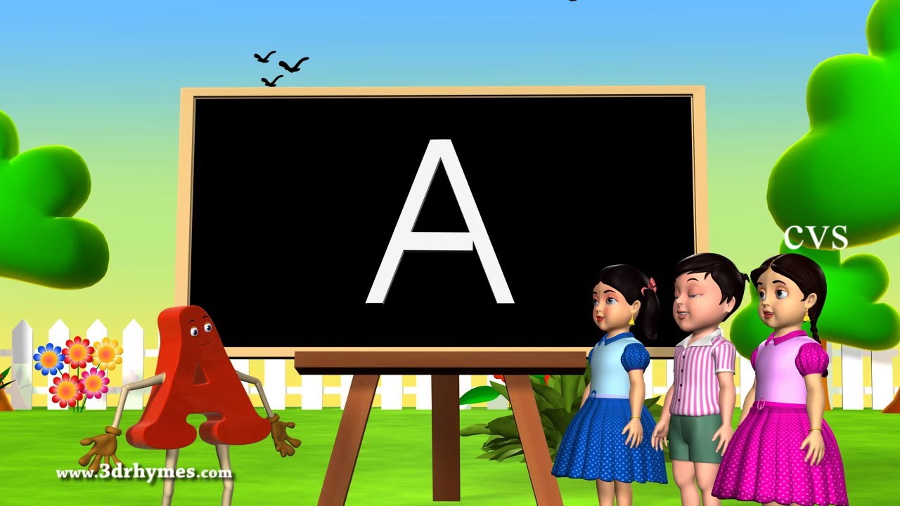 Alphabet songs | Phonics Songs | ABC Song for children – 3D Animation Nursery Rhymes