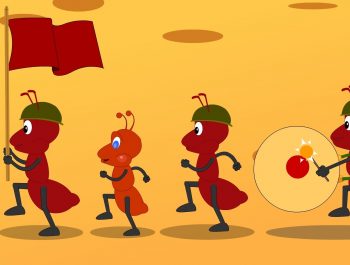 The ants go marching one by one song