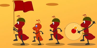 The ants go marching one by one song