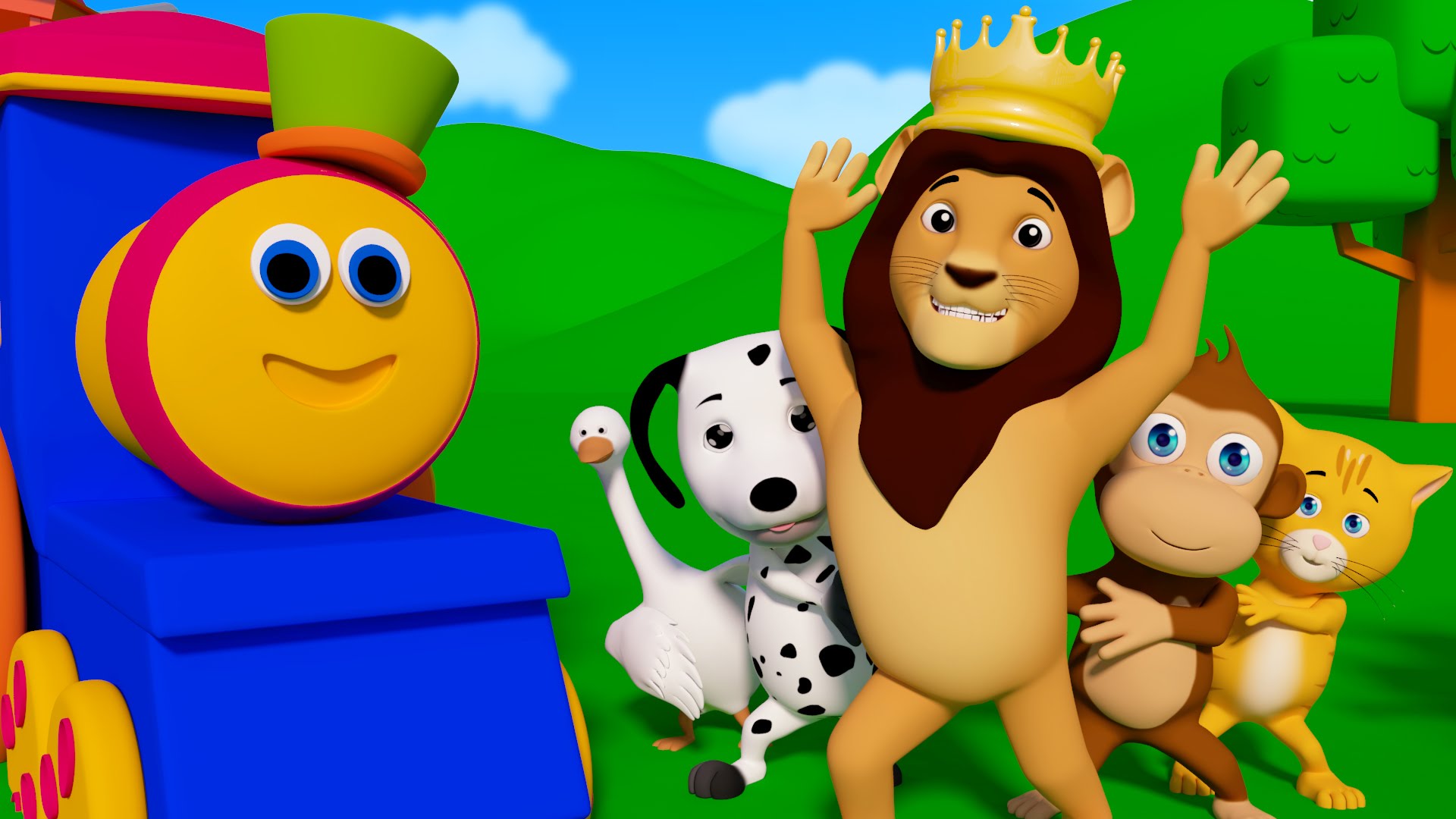 If You Are Happy And You Know It | Learn Nursery Rhymes by Bob The Train