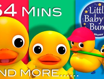 Six Little Ducks | Plus Lots More Nursery Rhymes | 64 Minutes Compilation from LittleBabyBum!