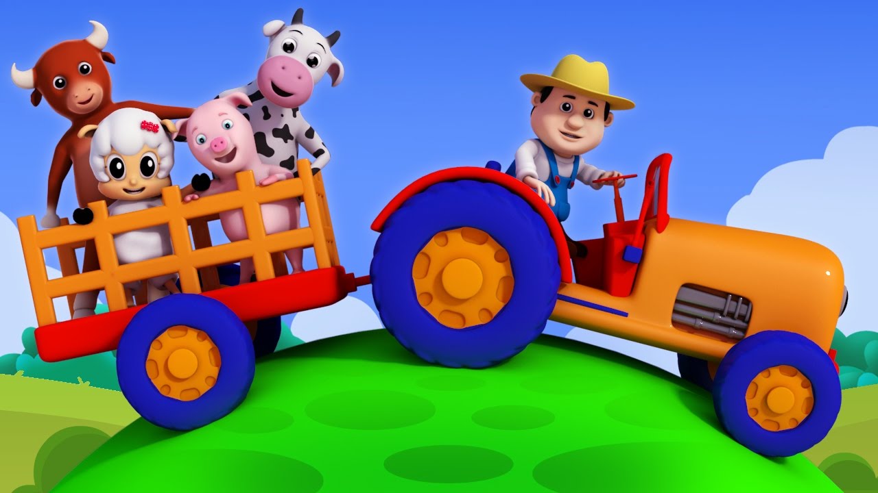 Old MacDonald had a farm | Nursery rhymes | 3D rhymes | Children song by Farmees