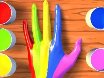 Learn Colors with Body Paint | Finger Family & Nursery Rhymes – Panda Bo Classics