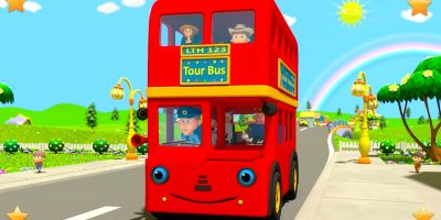 Wheels On The Bus | Kindergarten Nursery Rhymes & Songs for Kids