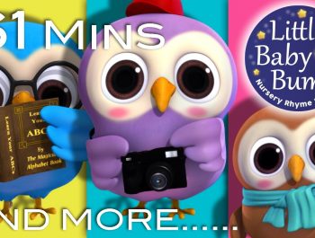 A Wise Old Owl | Plus Lots More Nursery Rhymes | 61 Minutes Compilation from LittleBabyBum!