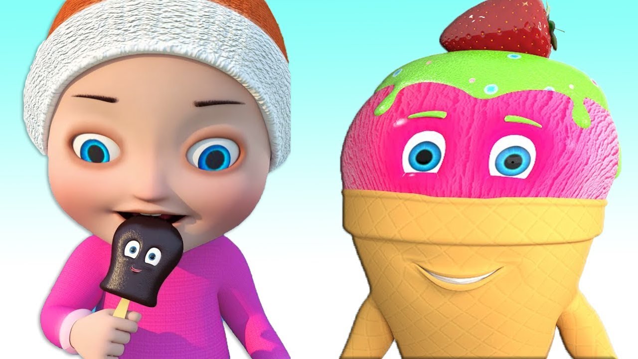 ICE CREAM SONG – Color Learning Song for Children – 3D Baby Animation Nursery Kids songs