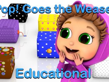 Pop Goes The Weasel (Learn Colors) | Baby Songs with Baby Joy Joy | Educational