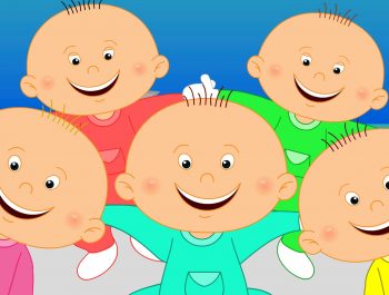Five Little Babies | baby nursery rhymes | baby songs | kids baby club