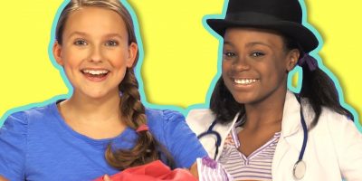 Miss Polly Had a Dolly | Doctor Pretend Play | Mother Goose Club Playhouse Kids Video