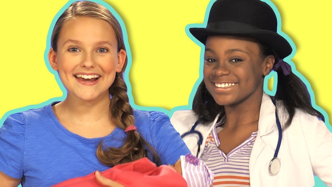 Miss Polly Had a Dolly | Doctor Pretend Play | Mother Goose Club Playhouse Kids Video