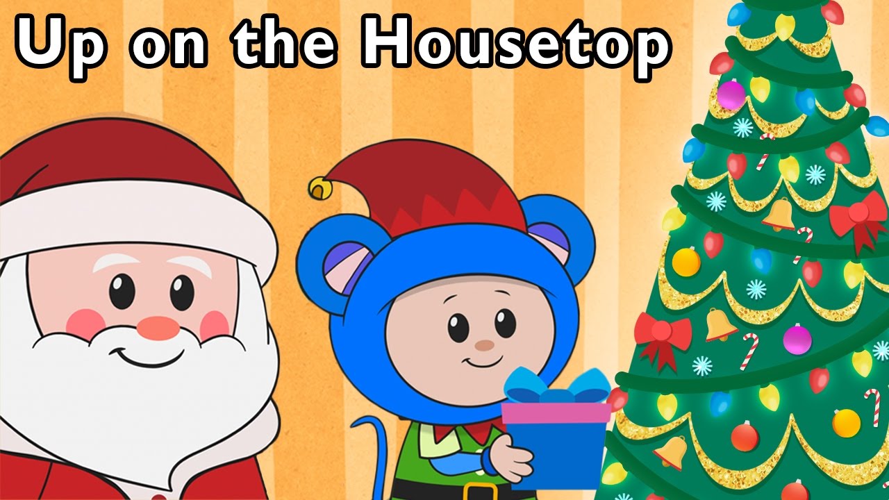 Real Santa Brings Toys | Up on the Housetop and More | Baby Songs from Mother Goose Club!