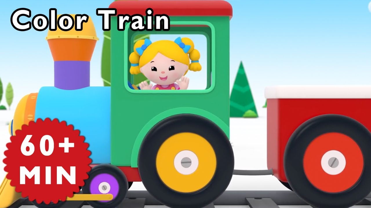 Nursery Rhymes Mother Goose Club | Learn Colors with COLOR TRAIN | Kids Songs | Songs for Children