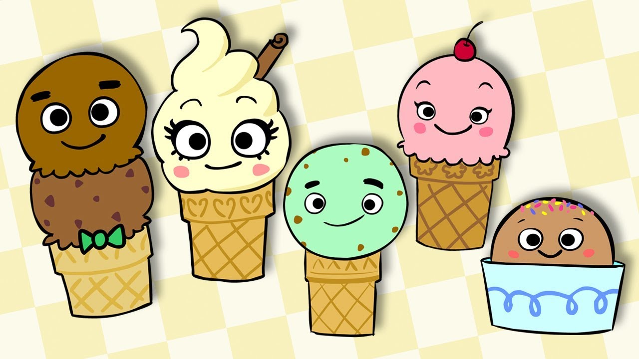 Ice Cream Finger Family | MOMMY FINGER BABY FINGER RHYME | Mother Goose Club Playhouse Kids Song