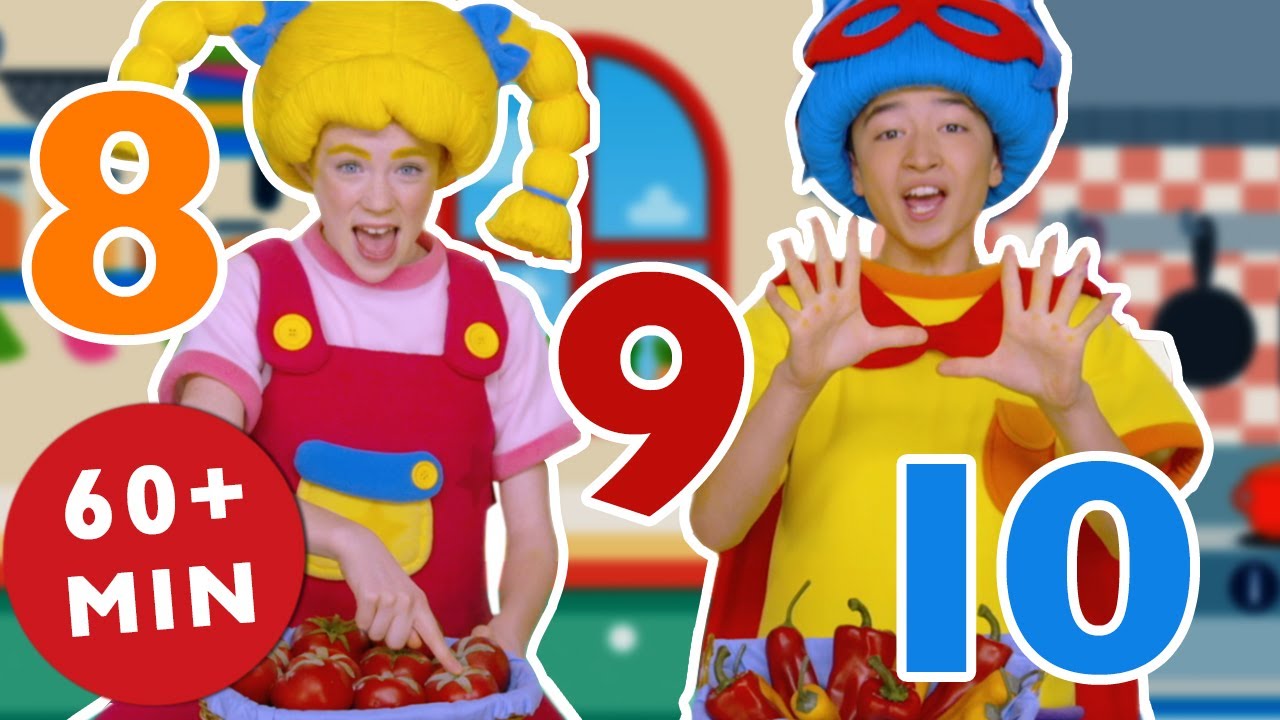 Learn Numbers with Mother Goose Club | Counting One to Ten | 1 -10 | Songs for Children | Number Fun