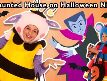 A Haunted House on Halloween Night and More | TRICK OR TREAT SURPRISE | Mother Goose Club Songs!