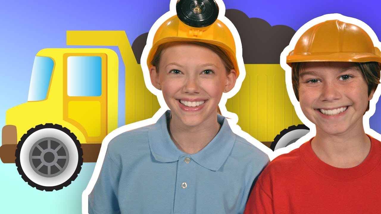 Construction Trucks | DRESS UP PLAYTIME | Mother Goose Club Playhouse Kids Video