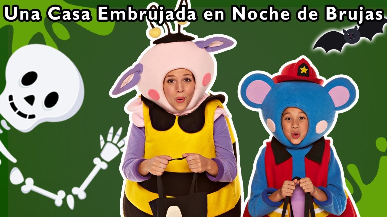 ??Una Casa Embrujada en Noche de Brujas y Más | Canciones Infantiles | Mother Goose Club Halloween