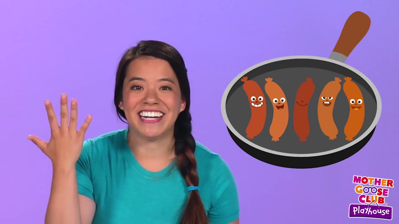 #kiddy Five Fat Sausages Mother Goose Club Playhouse Kids Video