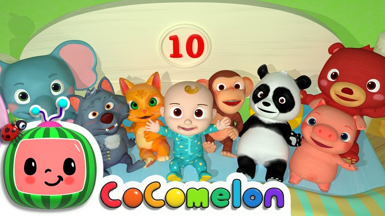 Ten in the Bed | Cocomelon (ABCkidTV) Nursery Rhymes & Kids Songs